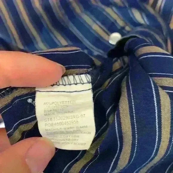 Vintage Pearl Snap Ely Cattleman sz XL western cowboy rodeo cowgirl 90s stripe - Picture 6 of 7